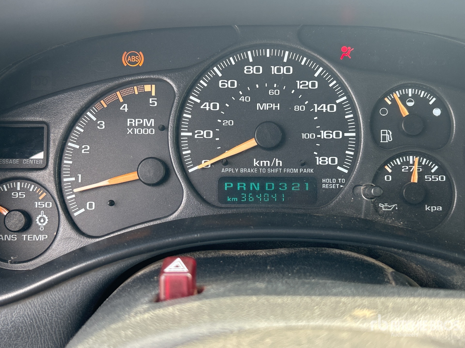 General Appearance with Hour Meter / Odometer