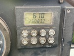 Upper Control Station with Hour Meter Reading