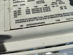 General Appearance with Second Serial Number/VIN Photo