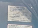 General Appearance with Refrigeration Unit Serial Number