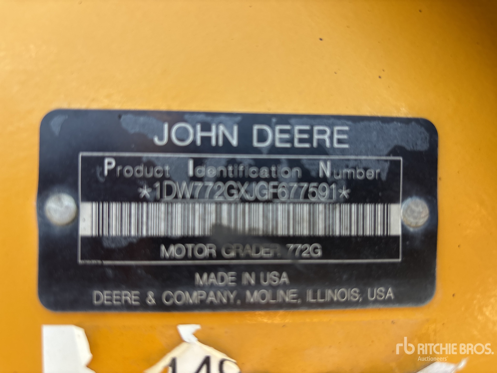 General Appearance with N.º de serie/VIN