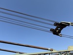 Crane Superstructure with Hängeleitung (Ausleger-Zugleitung)