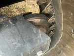 Rubber Track Undercarriage with Rear idler wear