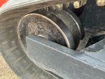 Rubber Track Undercarriage with Front Idler Wear