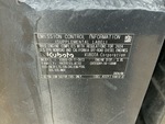 Engine with Emission Label