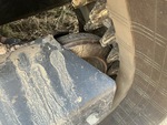 Rubber Track Undercarriage with Rear idler wear