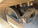 Rubber Track Undercarriage with Front Idler Wear