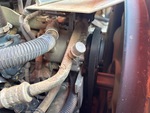 Engine with A/C Compressor