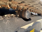 Undercarriage with Left Carrier Rollers