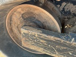 Rubber Track Undercarriage with Front Idler Wear