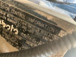 Engine with Emission Label