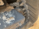 Rubber Track Undercarriage with Rear idler wear
