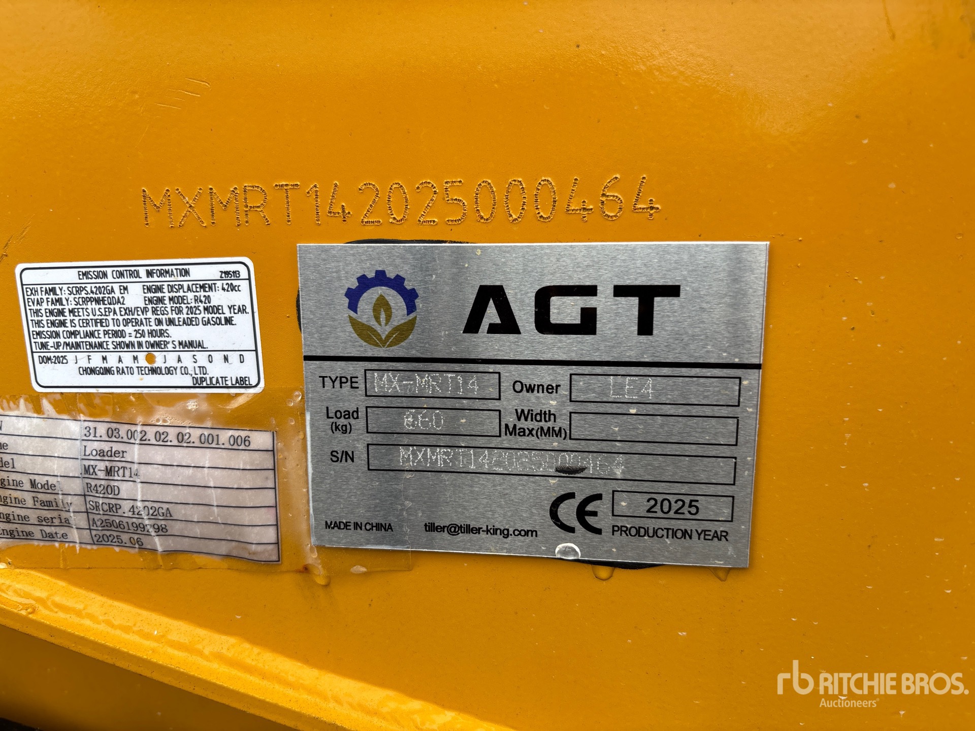 MINI CARGADOR SOBRE ORUGAS COMPACTO 2025 COMPAC MXMRT14