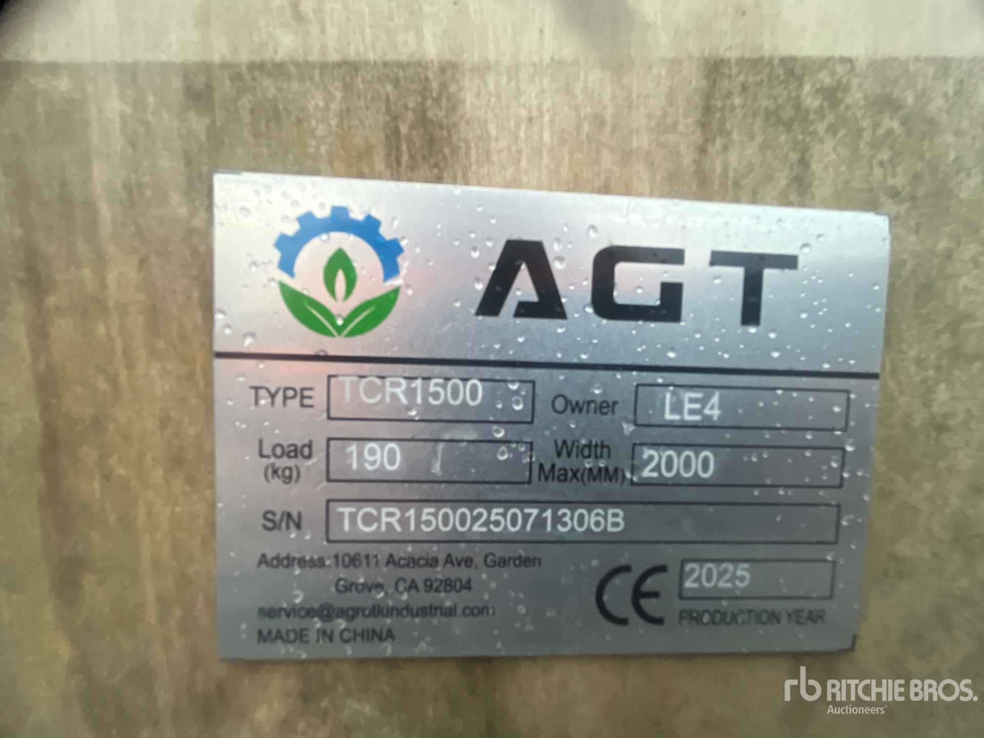 General Appearance with Seriennummer / FIN