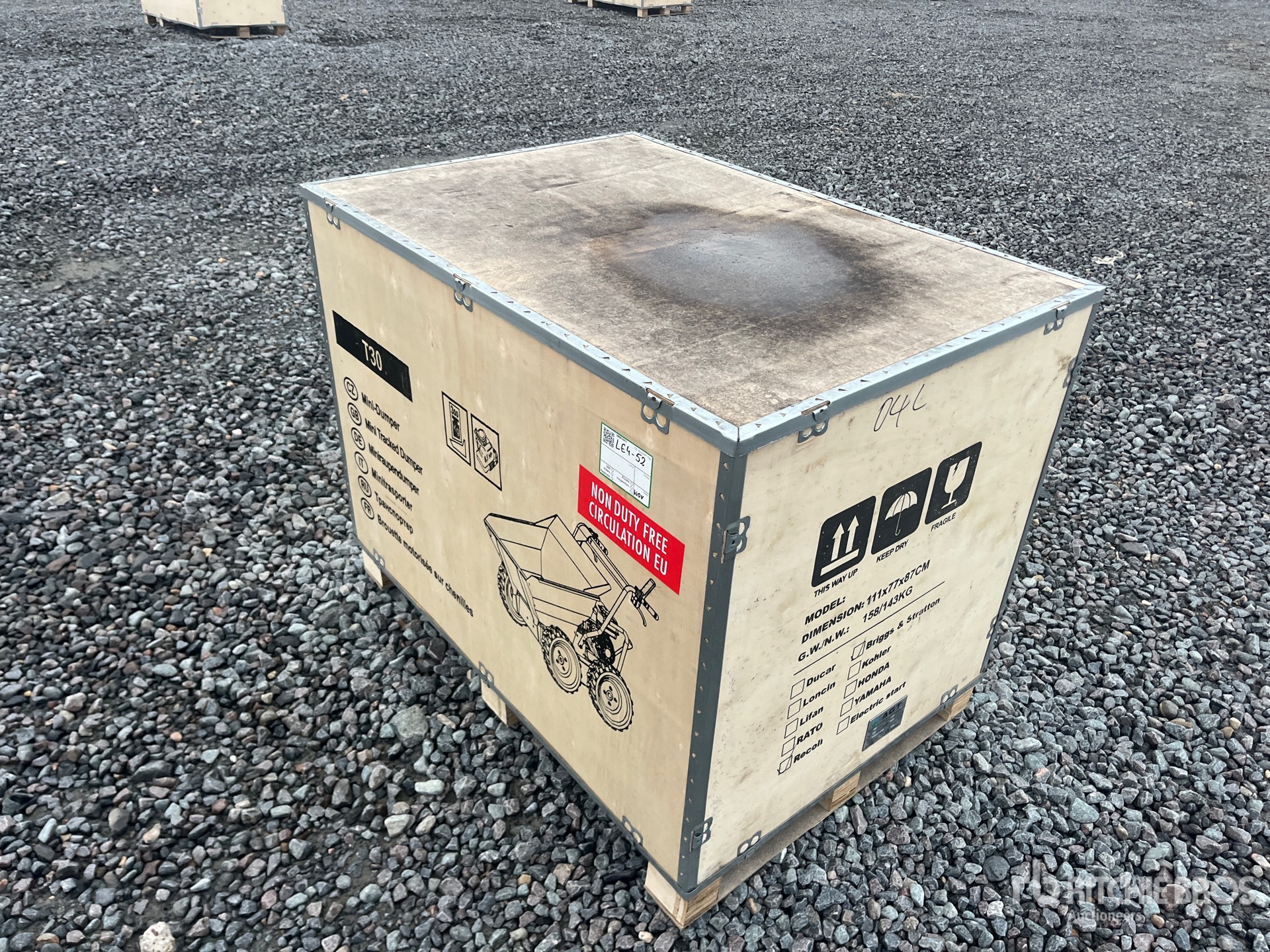 General Appearance with Picture, Left Rear Corner