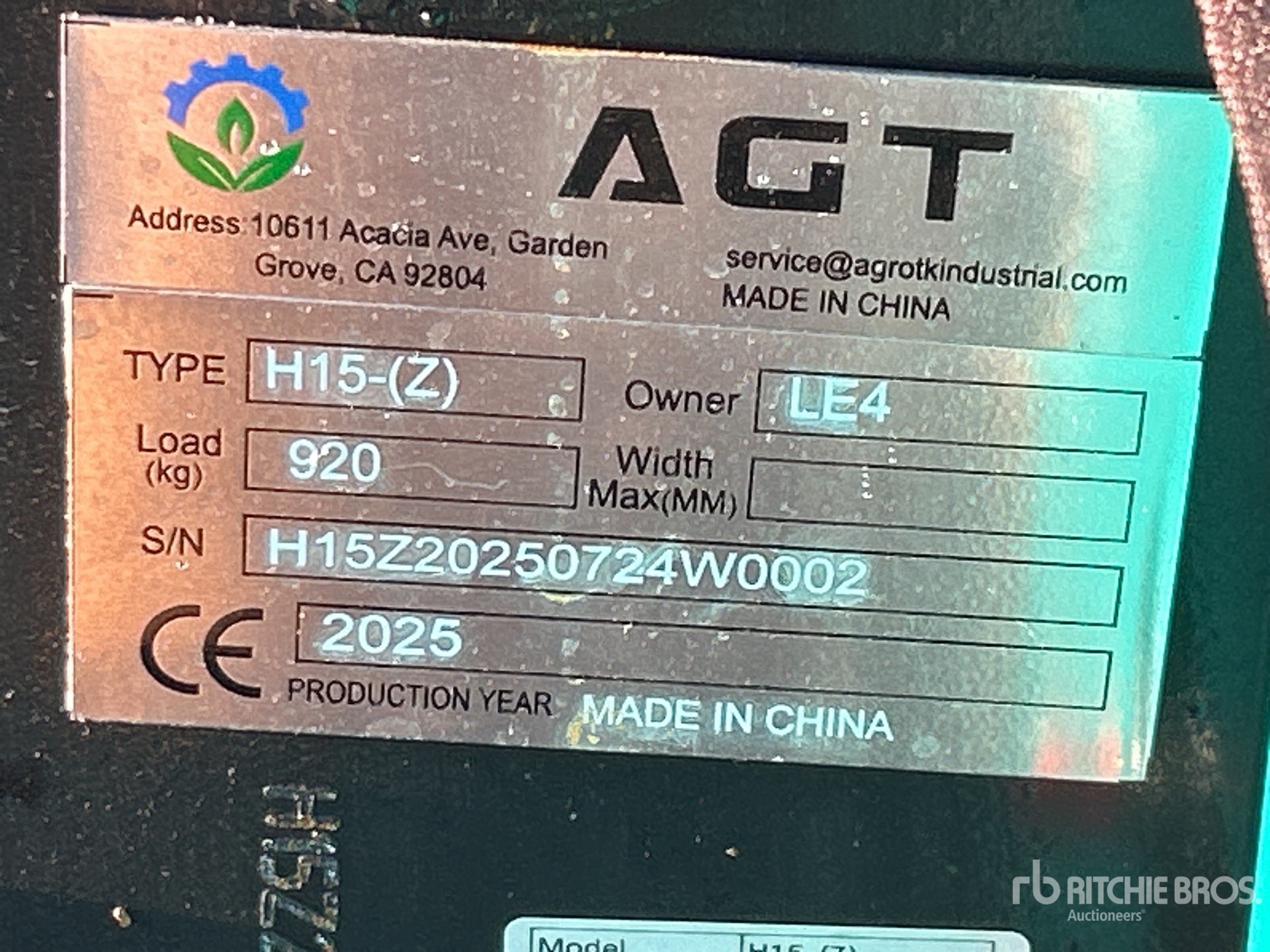 EXCAVADORA 2025 AGT H15(Z)