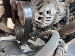 Engine with A/C Compressor
