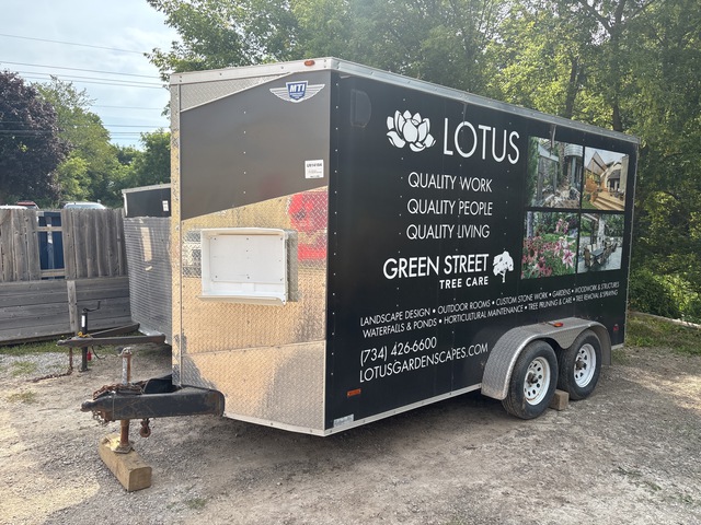 2018 MTI 14 ft T/A Enclosed Trailer