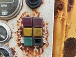 Control Station with Luces de advertencia del motor