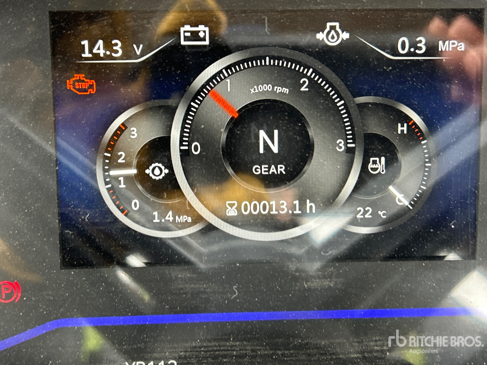 General Appearance with Hour Meter / Odometer