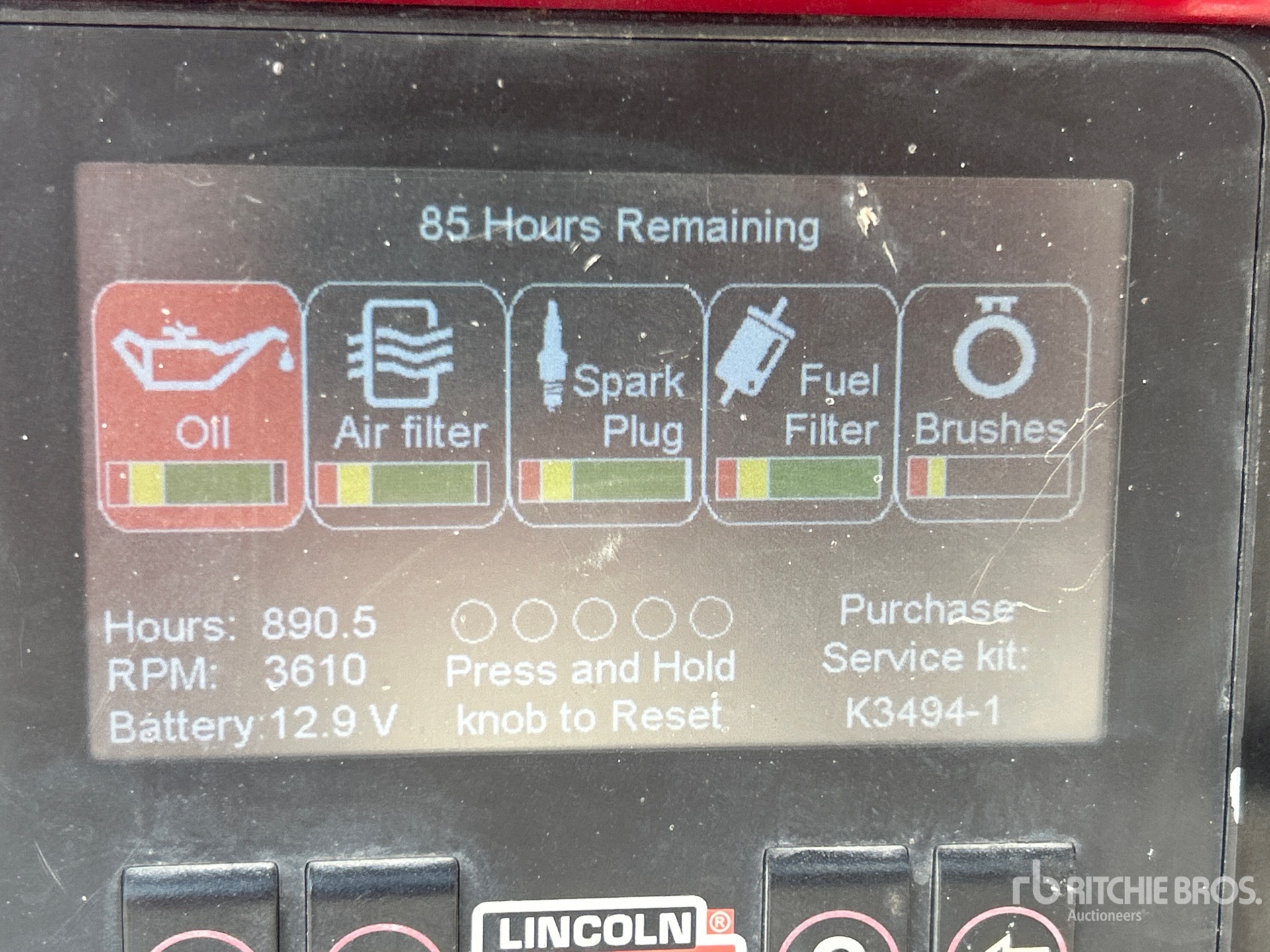 General Appearance with Hour Meter / Odometer
