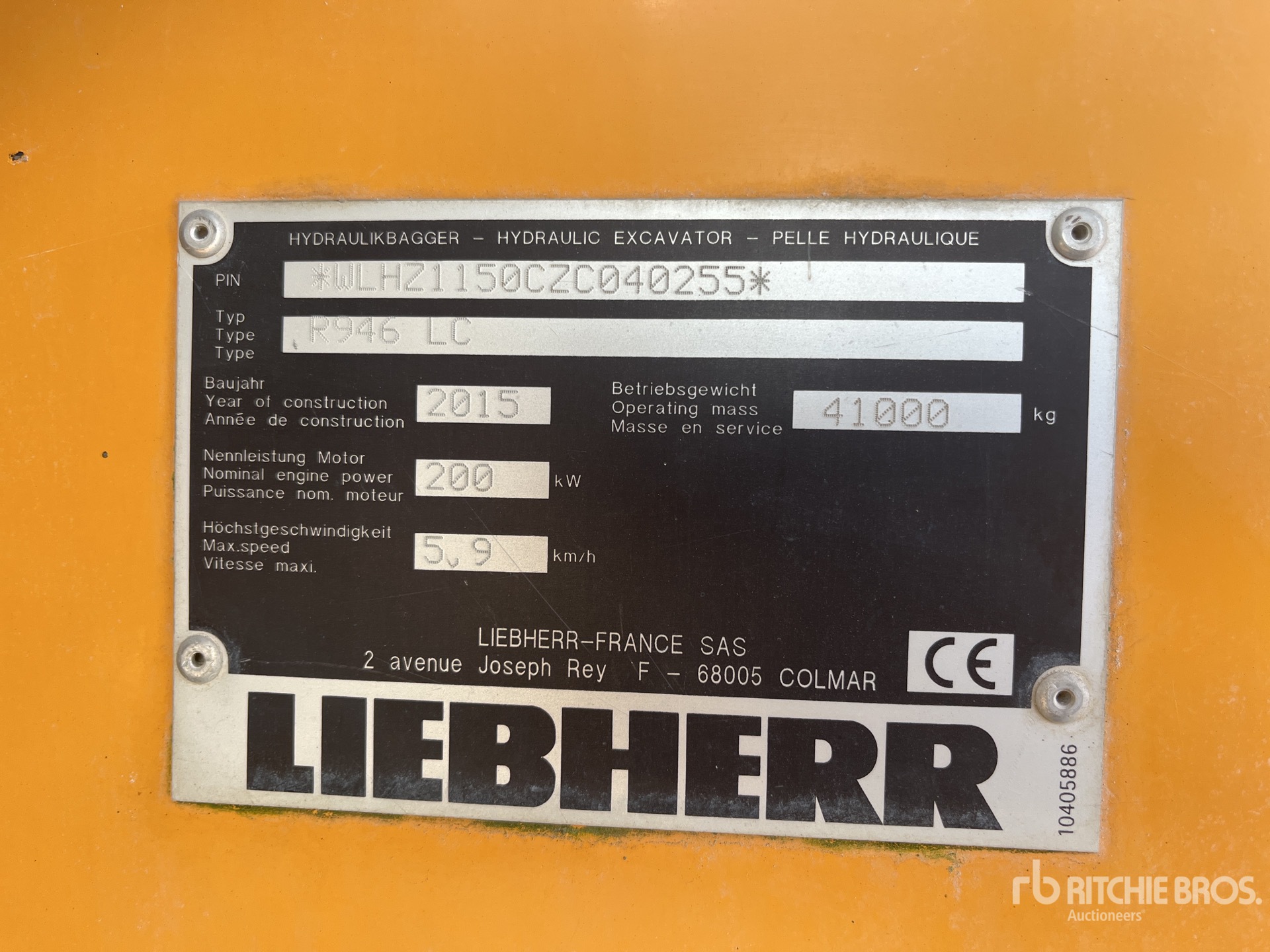 General Appearance with Seriennummer / FIN