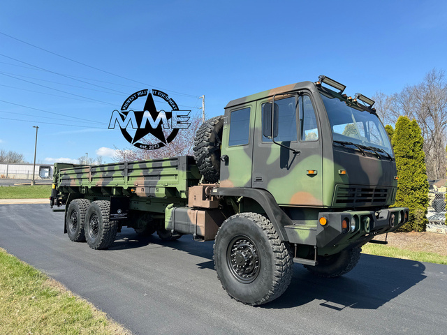1994 Stewart&Stevenson M1086 6x6 5 Ton Cargo Truck W/ Material Crane & AC 1994 Stewart&Stevenson M1086 6x6 5 Ton Cargo Truck W/ Material Crane & AC