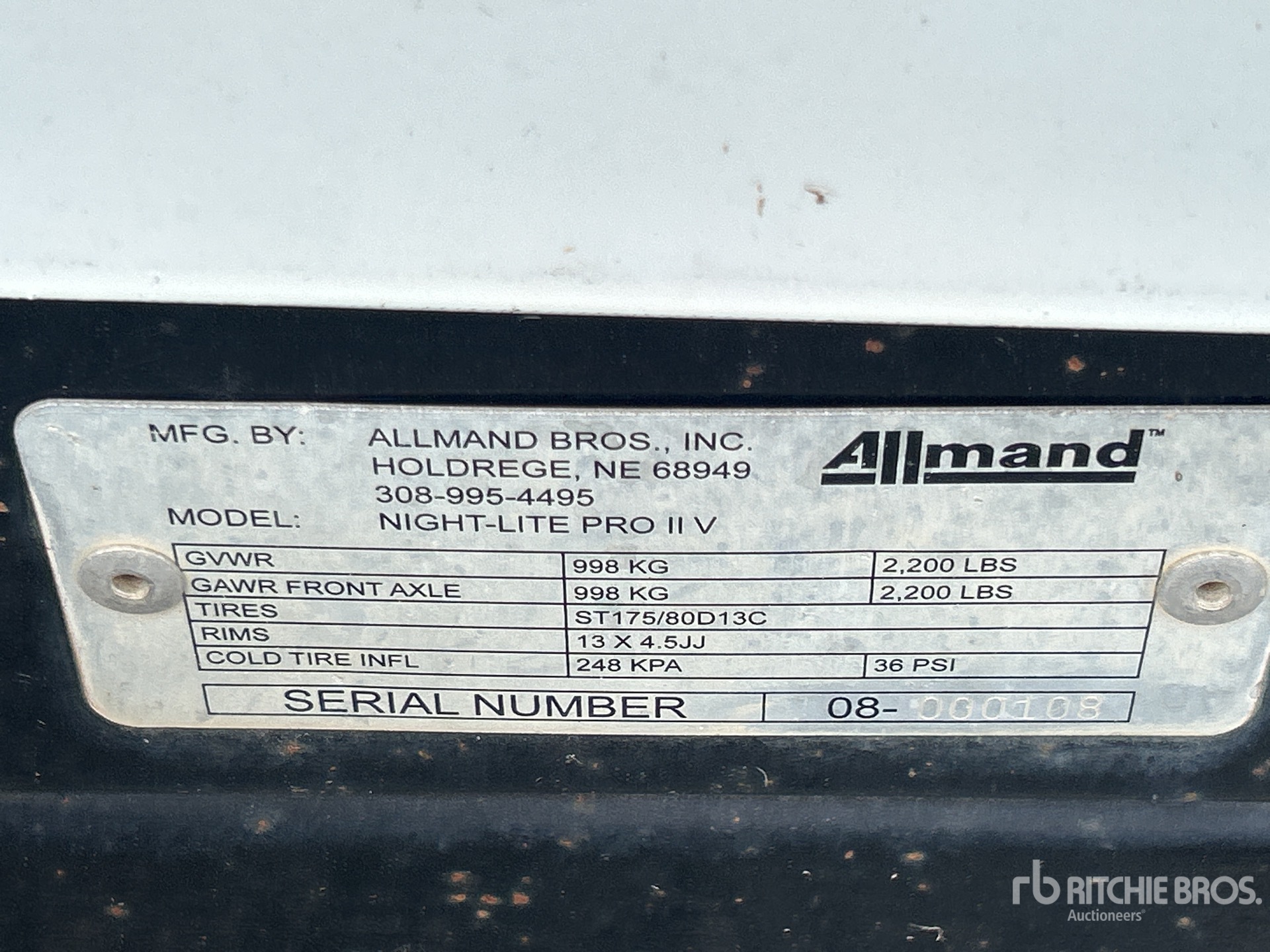 General Appearance with Numéro de série/Numéro d'identification du véhicule automobile
