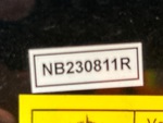 General Appearance with Unit Serial Number