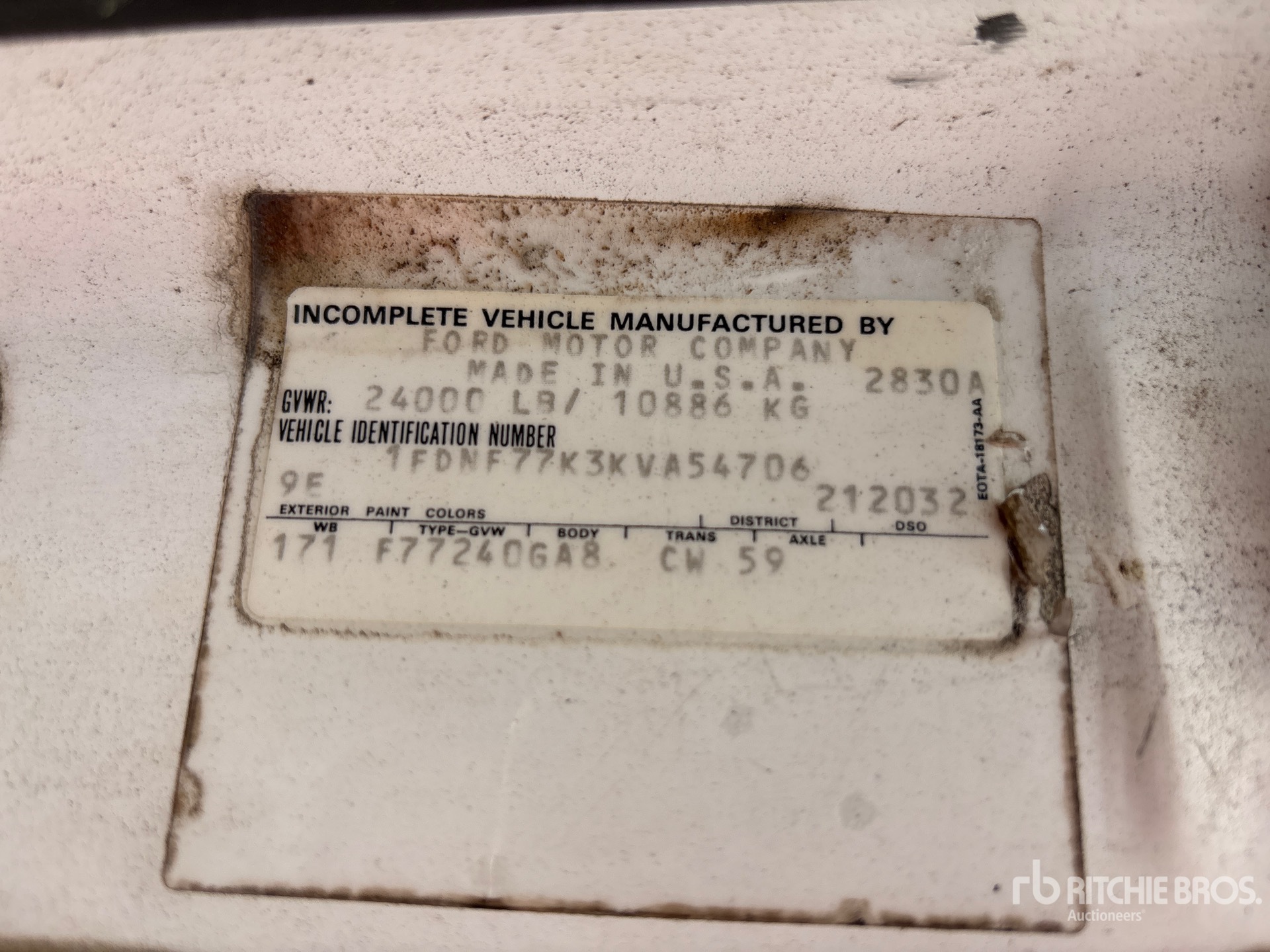 Aspect général with Numéro de série/Numéro d'identification du véhicule automobile