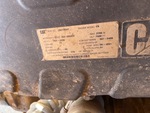 Engine with Emission Certification Label