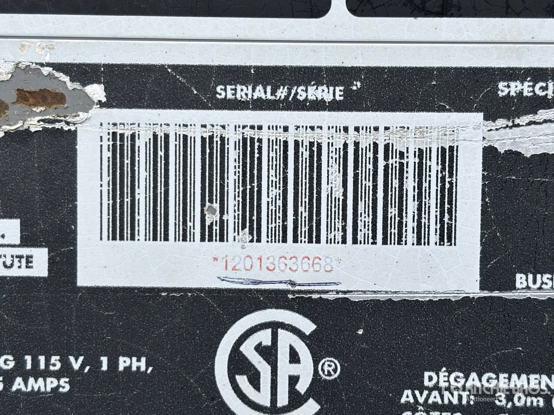 General Appearance with Numero seriale/numero d’identificazione del veicolo (VIN)