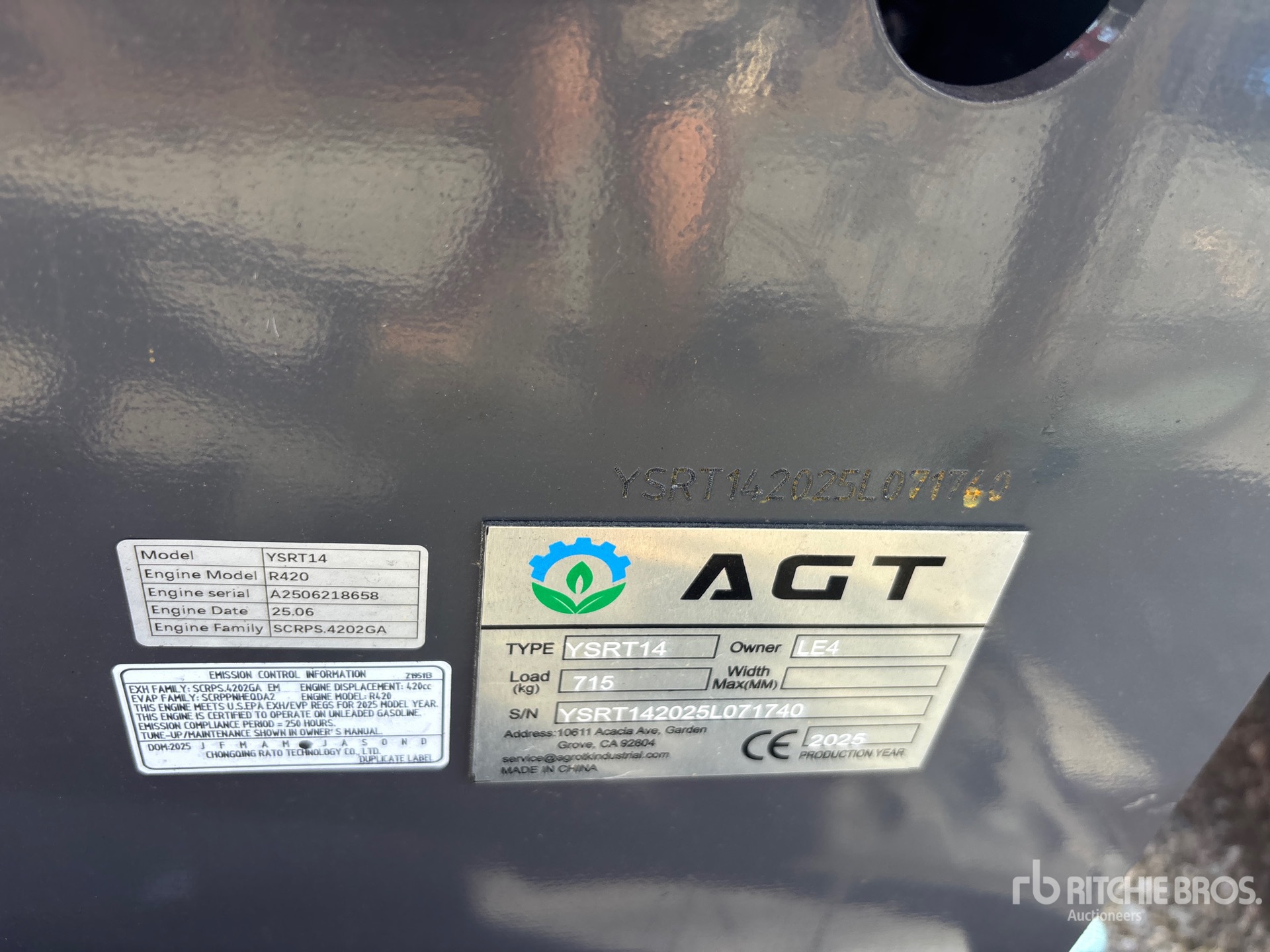 MINI CARGADOR SOBRE ORUGAS COMPACTO 2025 COMPAC YSRT14