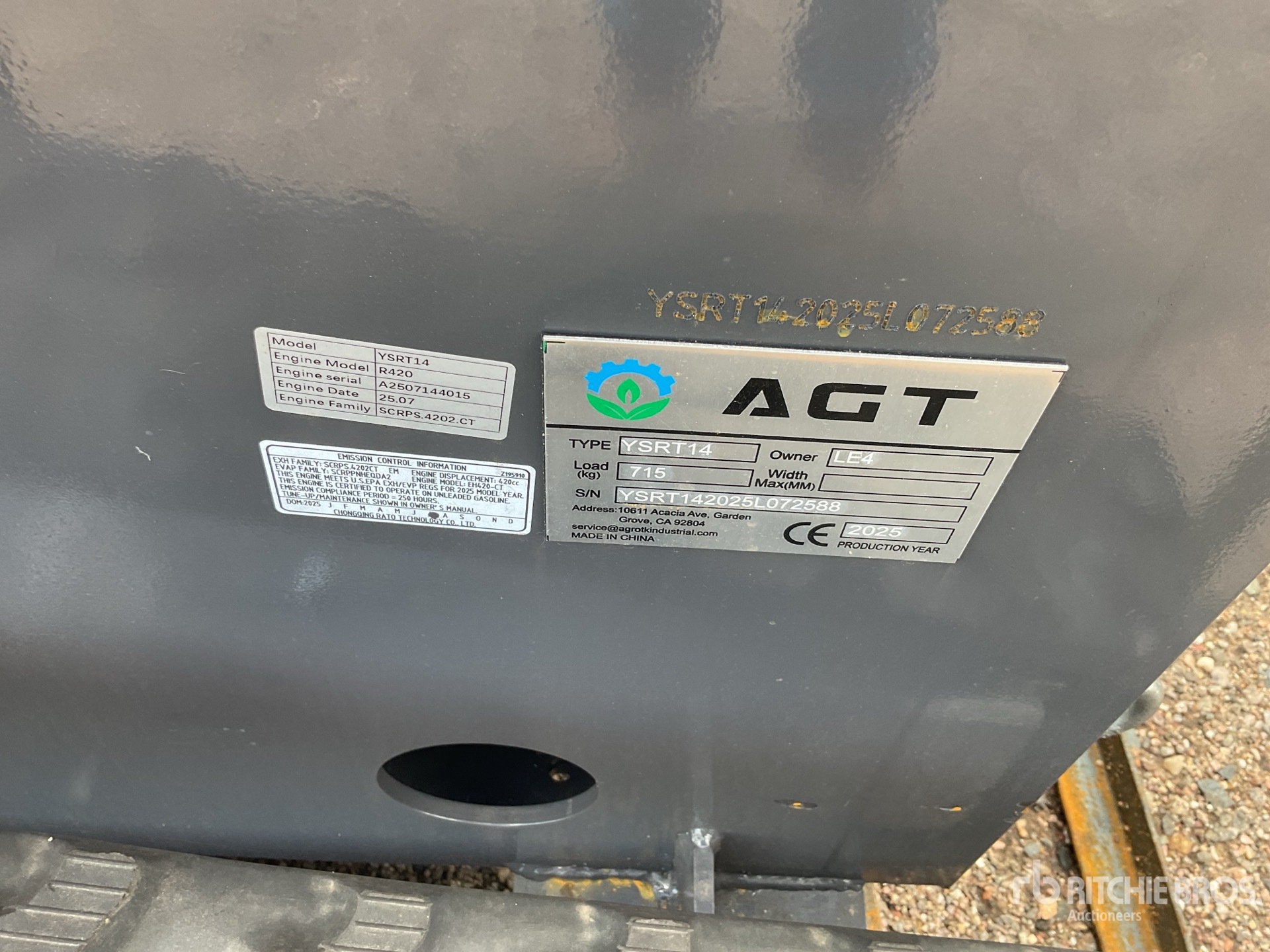 MINI CARGADOR SOBRE ORUGAS COMPACTO 2025 COMPAC YSRT14