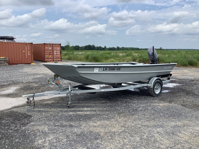 2024 Sea Ark MV1660-C Work Boat w/2024 Marine Masters TRA/REM Trailer