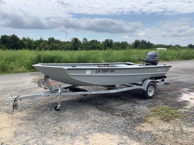 2024 Sea Ark MV1660C Work Boat w/2024 Marine Masters SA1660G Trailer