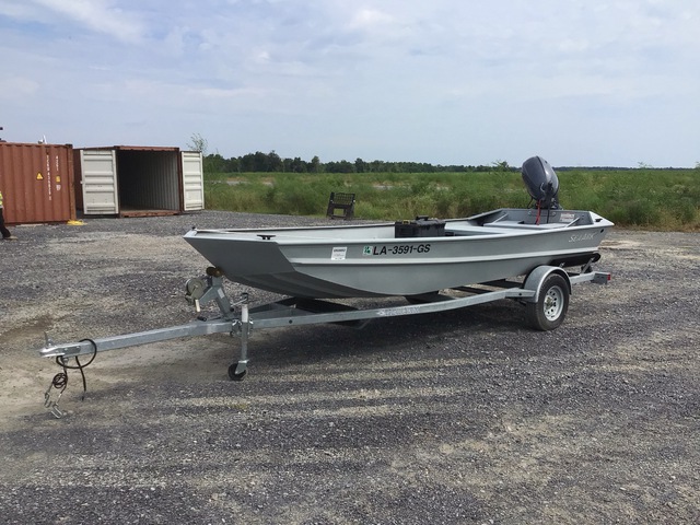 2024 Sea Ark MV1652 Work Boat w/2024 Marine Masters SA1652G Trailer