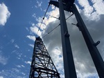 Crane Superstructure with Boom Point Section