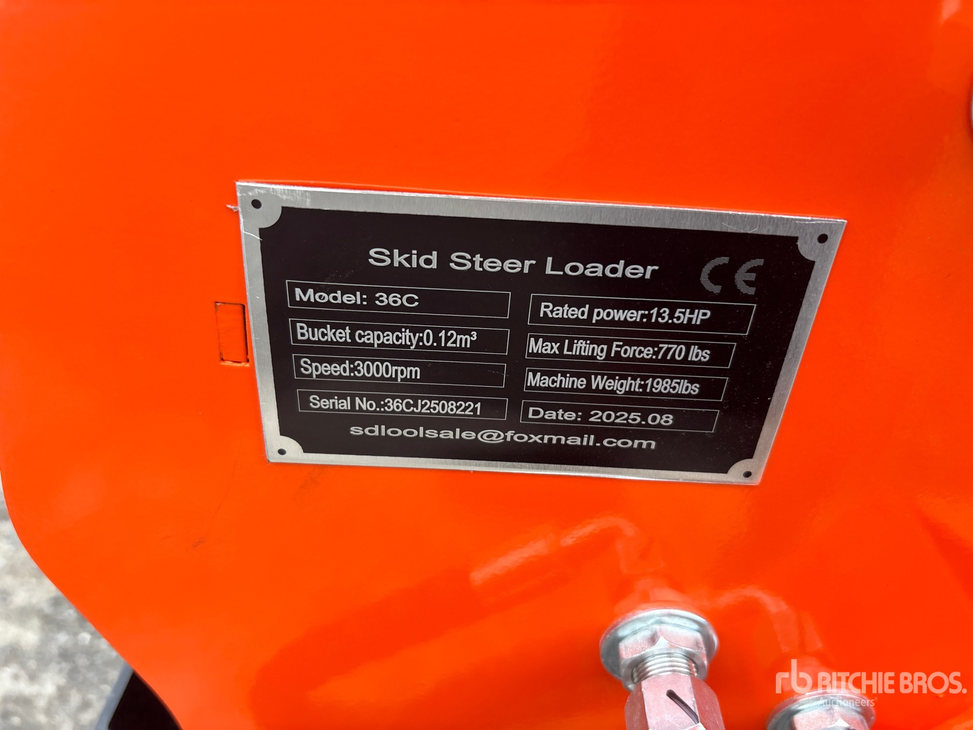 MINI CARGADOR SOBRE ORUGAS COMPACTO 2025 SDLOOL SL36C