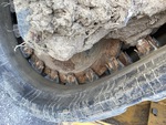 Rubber Track Undercarriage with Rear idler wear