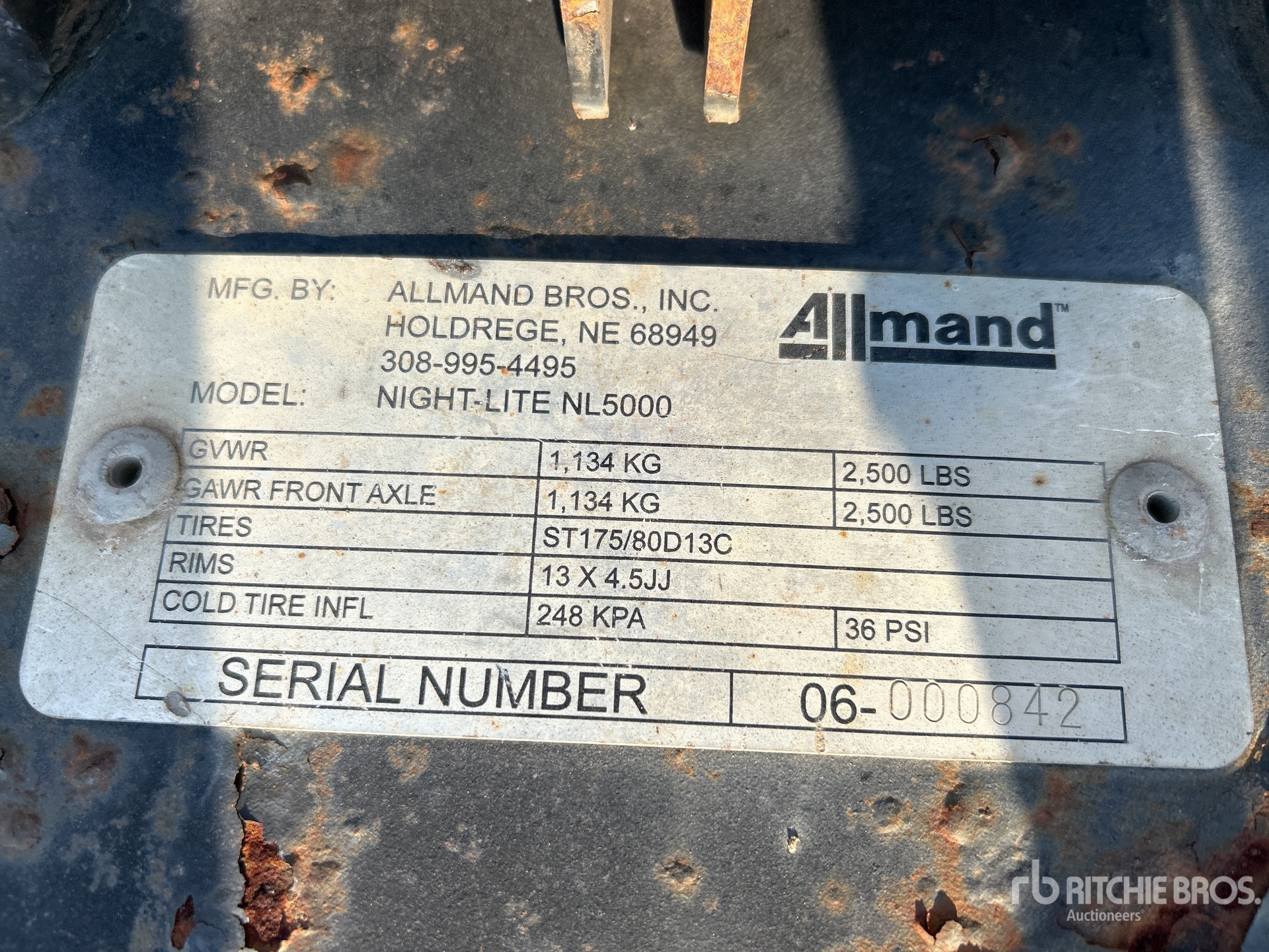 General Appearance with Unit Serial Number