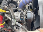 Engine with A/C Compressor