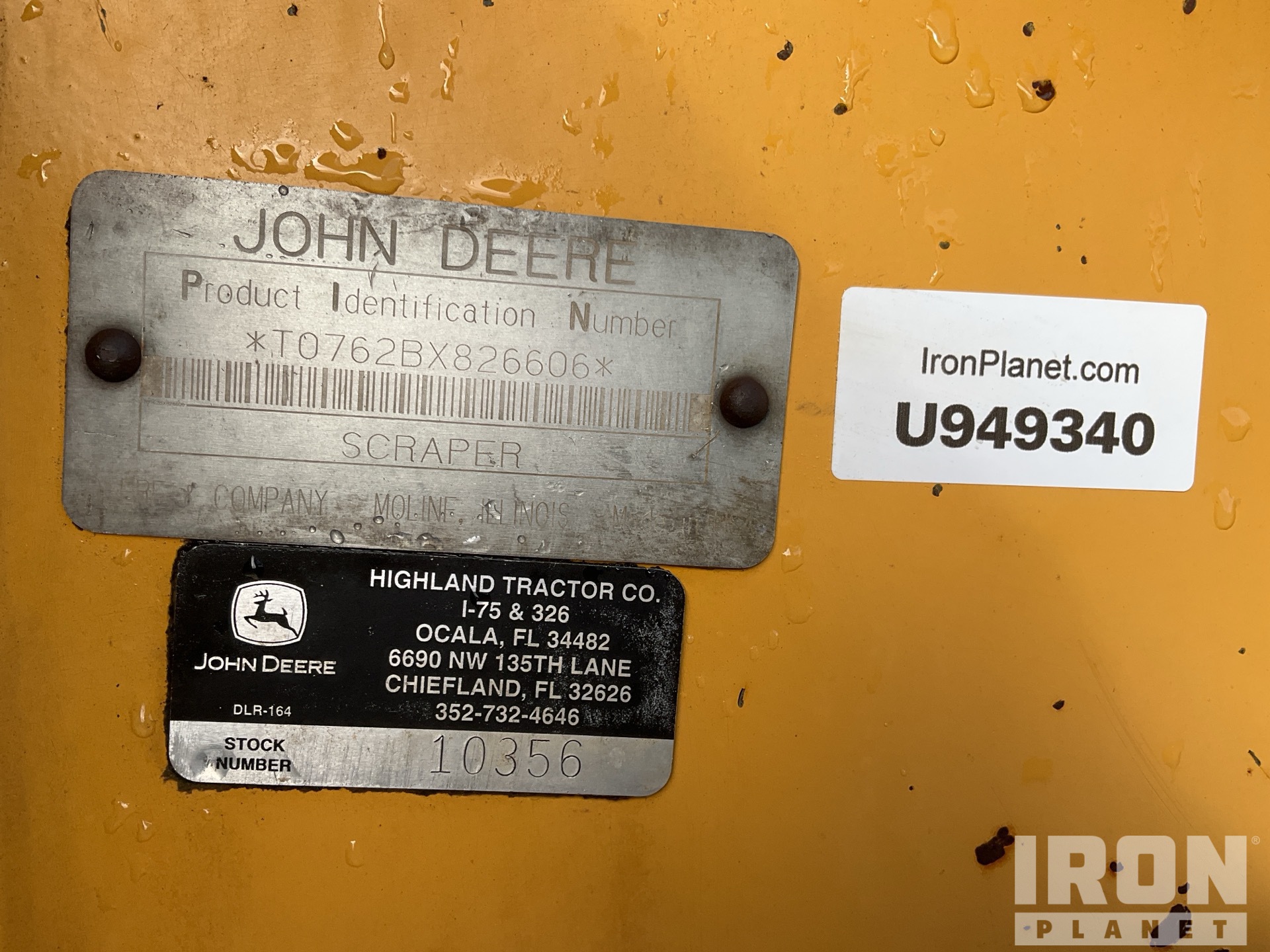 General Appearance with N.º de serie/VIN