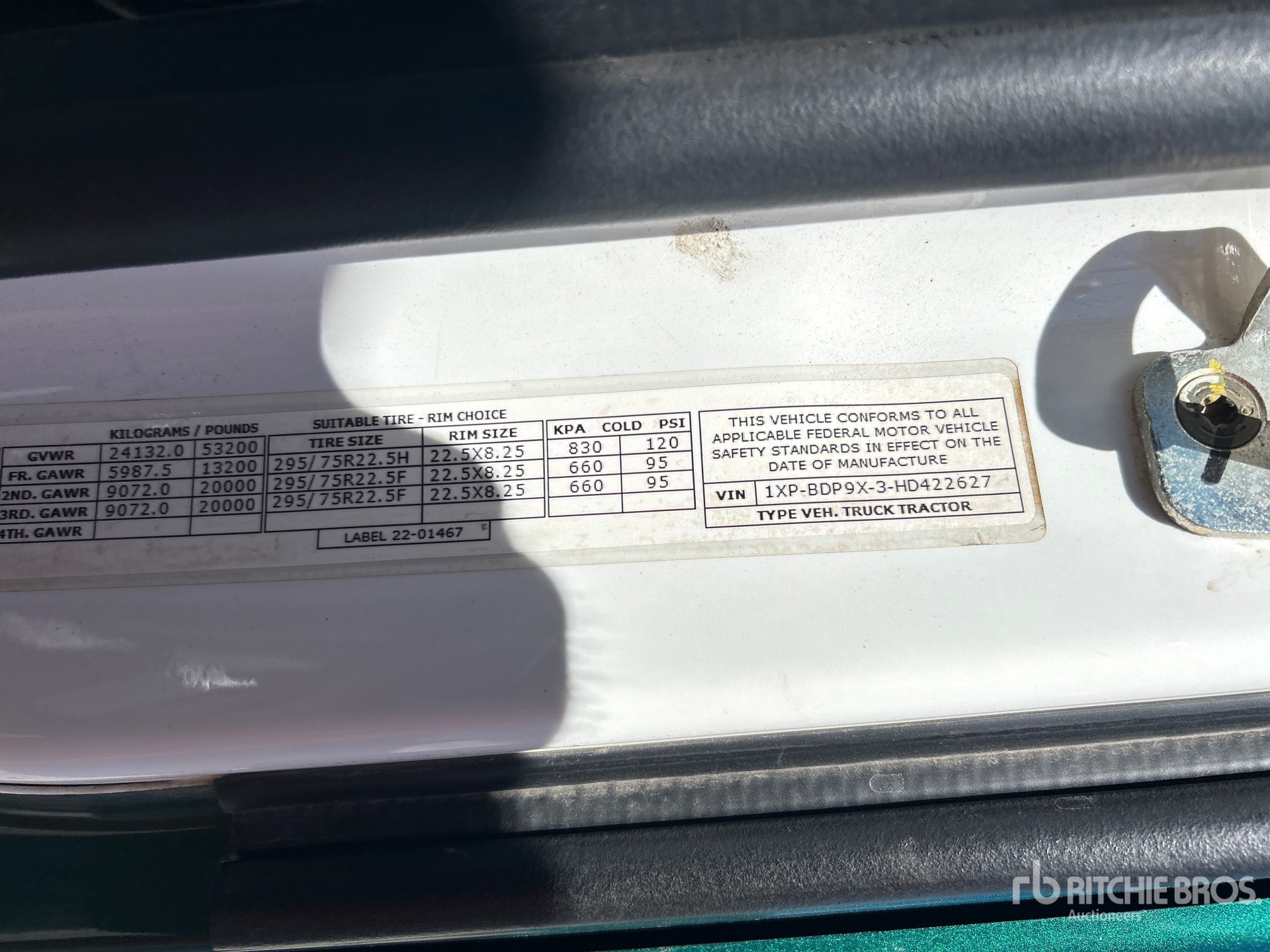 General Appearance with Numéro de série/Numéro d'identification du véhicule automobile