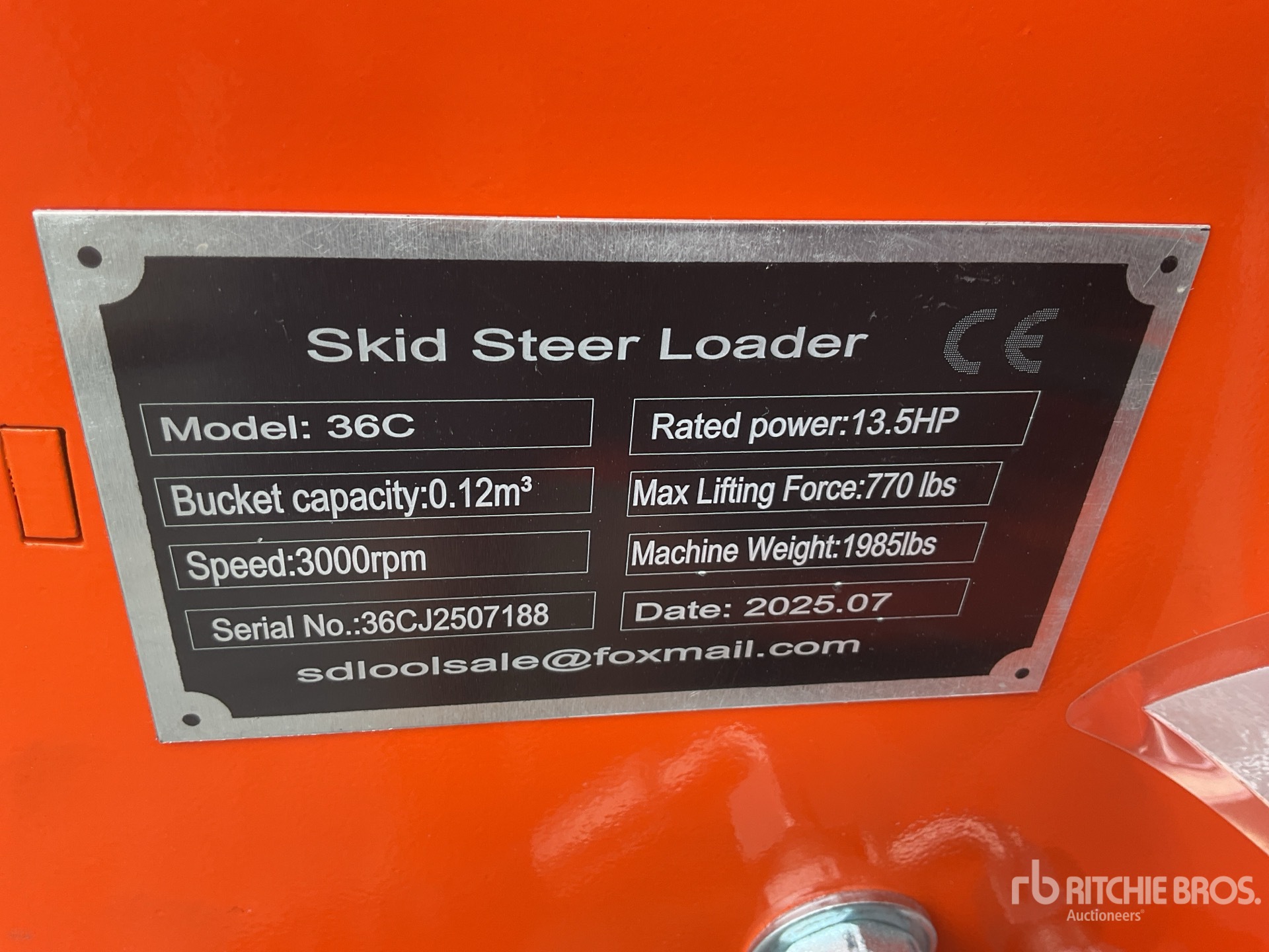 MINI CARGADOR SOBRE ORUGAS COMPACTO 2025 SDLOOL SL36C