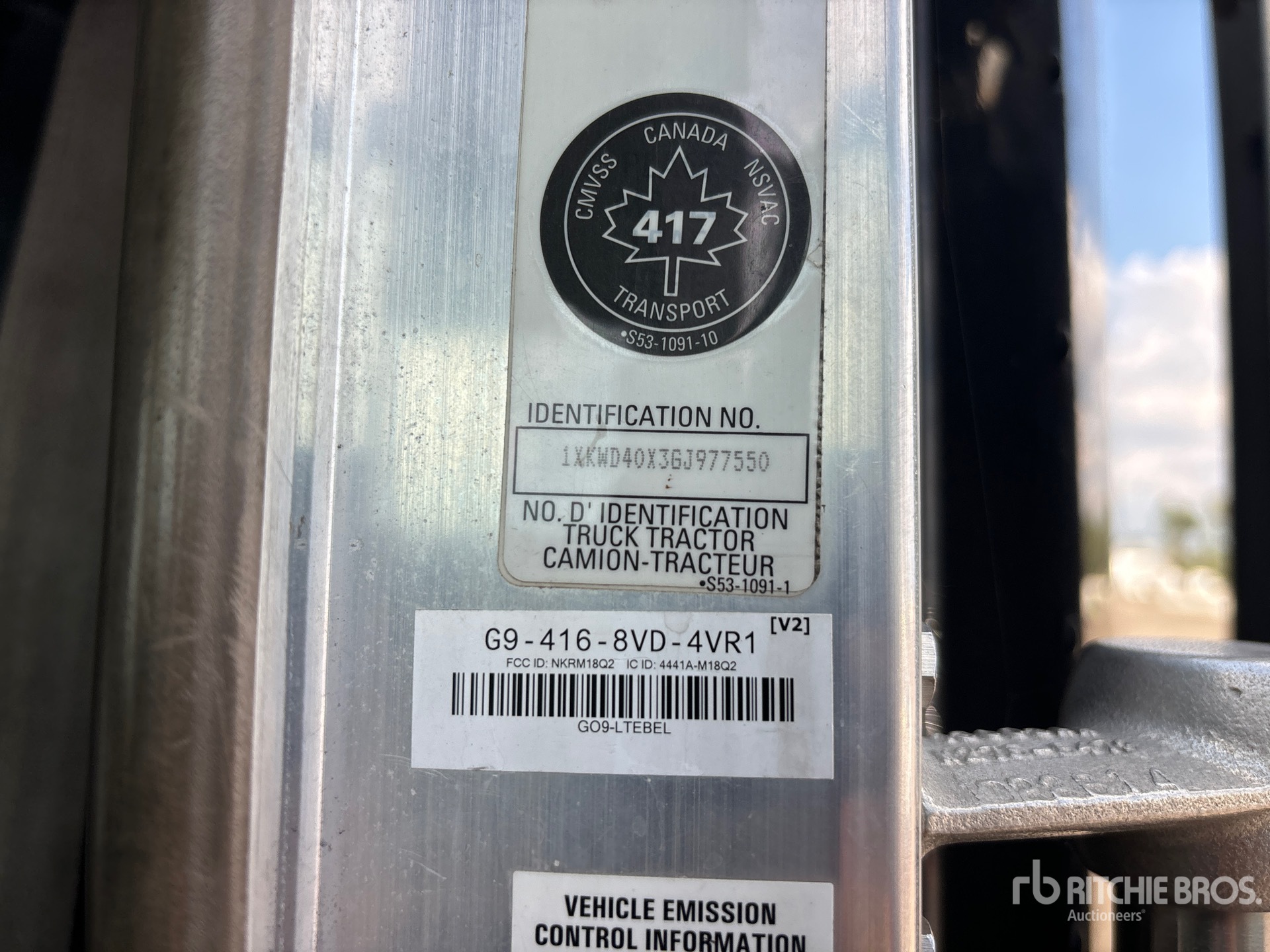General Appearance with Second Serial Number/VIN Photo