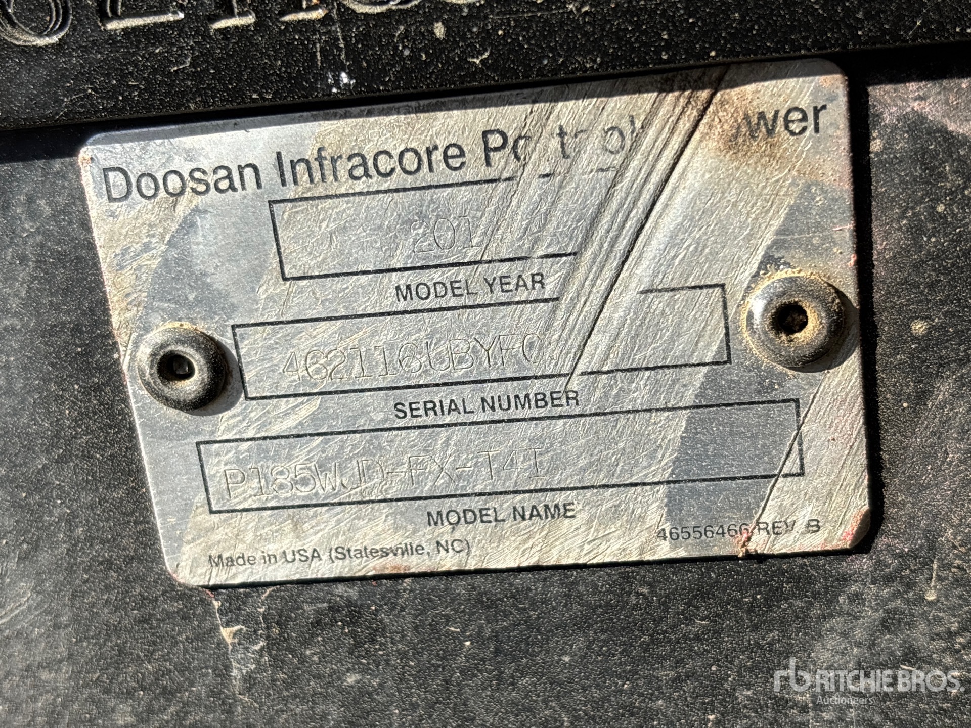 General Appearance with Unit Serial Number