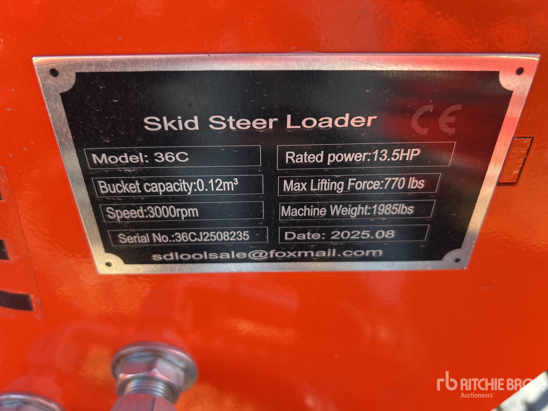 MINI CARGADOR SOBRE ORUGAS COMPACTO 2025 SDLOOL 36C