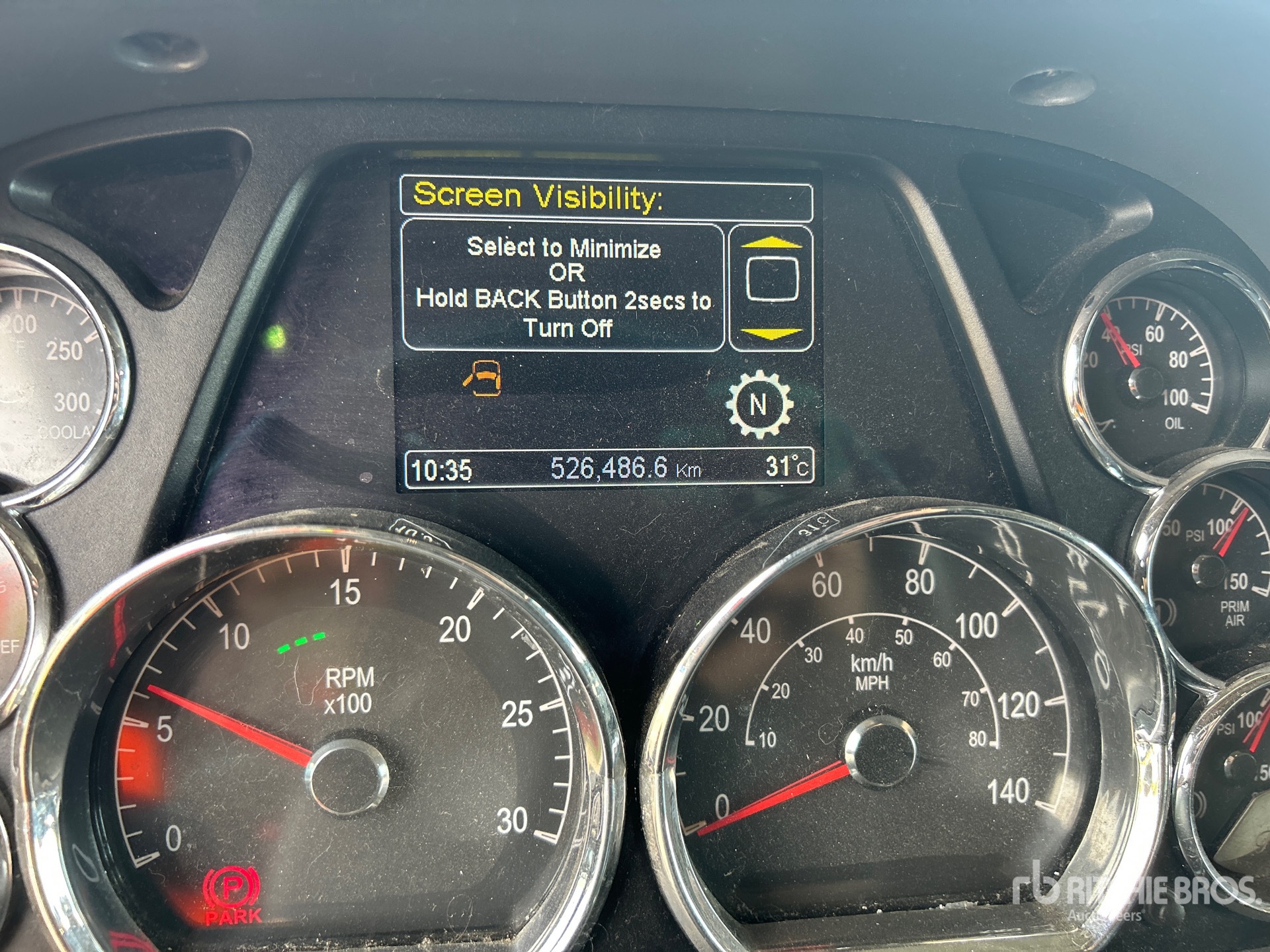 General Appearance with Hour Meter / Odometer