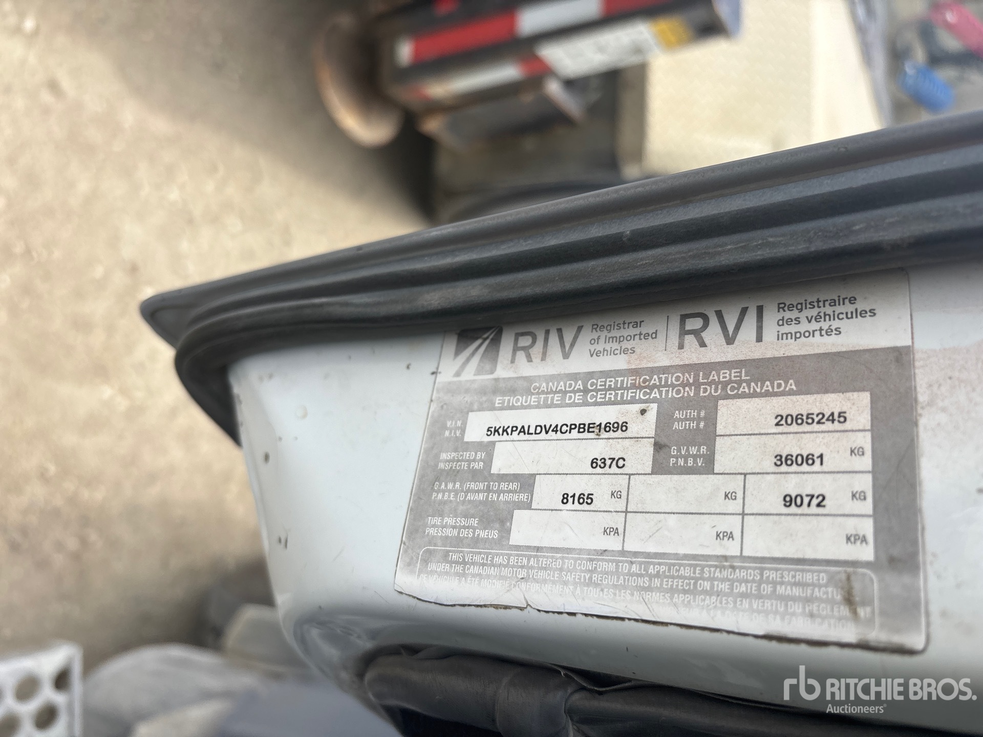 General Appearance with Second Serial Number/VIN Photo